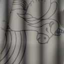 Girls Rainbow Beautiful Cartoon Wall Decal Decoration Cute Baby Unicorn Beautiful Rainbow and Clouds Lasts Years and Easily Removable - Size: 18 in(W) x 20 in(H)