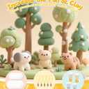 Modeling Clay Kit - 42 Colors Air Dry Clay, DIY Molding Magic Clay Includes Tools and Christmas Accessories, Modeling Clay for Kids is an Ideal Holiday Gift for Children Over 3 Years Old