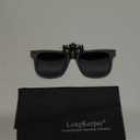 Long Keeper Kids Polarized Clip On Sunglasses Teen Boys Girls Square Flip Up Clip-on Sunglasses Over Glasses