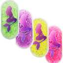 3 x Boo Boo Ice Pack for Kids, Small Ice Pack for Injuries Cold Compress Gel Pack Cold Therapy for Scrape Knee, Bump Head, Hurt Elbow, Hit Thumb (4 Count (Mermaid))