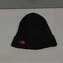 Svpro Battery Heated Beanie Hat - Rechargeable Warm Winter Cap (One Size, Black Striped Hat)