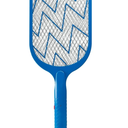 PIC Plastic Handheld Bug Zapper with Bottle Opener, Fly Swatter Racket Trap, Blue, 1 Pack