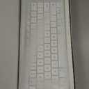 seenda Bluetooth Keyboard and Mouse Combo for Mac, SKM642 Rechargeable Slim Wireless Keyboard Mouse Compact, 3 MultiDevice Connection, Compatible for Mac, MacBook Pro/Air, iPad, iPhone, White Silver