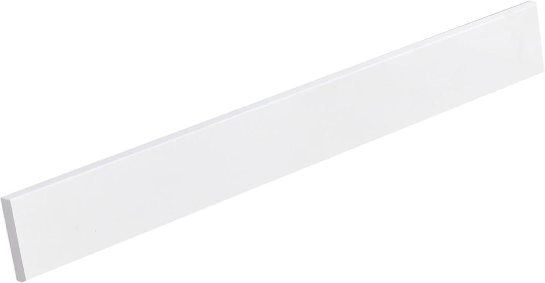 42 Inch Backsplash in Pure White, Quartz Backsplash for Bathroom Vanity Sink Top, 42 in. W x 4 in. H Universal Bathroom Vanity Backsplashes