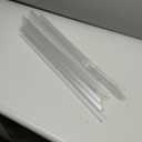 Cabinet Protector Edge Guard (Pack of 12), 24" Clear PVC Cabinet Edge Protectors for 3/4" Thick Kitchen Cabinets Doors  Slip-On No-Tool Sliding Installation