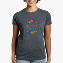 CafePress Proud Grandma Women's Dark T Shirt Womens Cotton Dark T-Shirt Size L