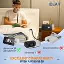 2 Packs Improved Version Climate Line Air Hose Compatible with Airsense 10 and Aircurve 10 Only - IDEAR Reusable Hose Replacement Great-Value CPAP Supplies (2)