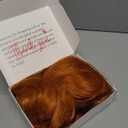 morvally 23" Long Wig Big Wavy Heat Resistant Synthetic Straight Hair with Bangs for Cosplay Costume Halloween Party (2735# Ginger Orange)