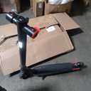 Electric Scooter, Electric Scooter Adults 500W, 31 Miles Long Range, 10in Tubeless Tires, 15.5mph E Scooter with Smart APP Control for Commuting, Outdoor, Short Travel Gift, Black Red