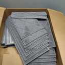 COSY HOMEER Stair Treads for Wooden Steps 9"x28" Washable Indoor Carpet Stair Treads Non Slip Soft Polyester Stair Carpet Tread Reusable Stair Runner Rugs for Kids, Elders,Pets,Medium Grey, 15Pcs