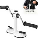 Upgraded Arm Bike for Rehabilitation Exercise for the Elderly, Physical Therapy Equipment, Designed for Arm and Shoulder, Adjustable Resistance, 2 Industrial Suction Cups, White