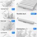 3'' 25.5Ft Mini Split Line Set Cover Kit for Minisplit Ductless Linset Air Conditioners and Heat Pumps, Central AC Decorative Upgraded UV-Proof Strong & Durability PVC Pipe