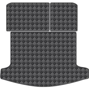 Cargo Mat & Backrest Mats for 2024 2025 2026 Lincoln Nautilus Accessories, All Weather Waterproof Rear Cargo Liner Rear Trunk Liner Back Seat Cover Protector