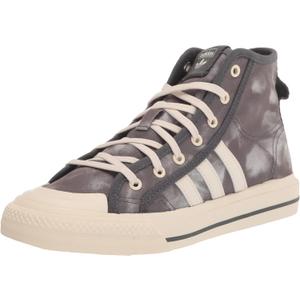 adidas Originals Unisex-Child Nizza Hi Rf Skate Shoe (6 Big Kid, Off White/White/Chalk White)