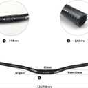 Wake 31.8mm MTB Mountain Bike Handlebar, Aluminum Alloy Mountain Bike Bicycle Riser Handlebar Extra Long 720/780mm with Paint Matte Surface (Black, 780mm)