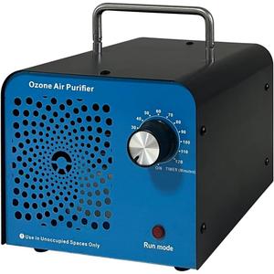 Portable High-Output Ozone Generator, Air Purifier for Odor Elimination, up to 4,000 Sq Ft, for Home, Basement, Office, Smoke, Pets