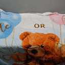 LIGHTINHOME Bear Gender Reveal Backdrop 7Wx5H Feet He or She Pink or Blue Boho Floral We Can Bearly Wait Baby Shower Photography Background Mom-to- be Party Decorations Photo Booth Studio Prop Fabric