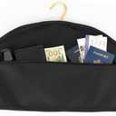 Secret Stash Coat Hanger Safe - Hanger Diversion Safe with Hidden Pocket for Cash Credit Cards & Valuables | Fits Hanging Clothes Secret Safe Home and Travel Money Hide Bag Hiding Documents (1)