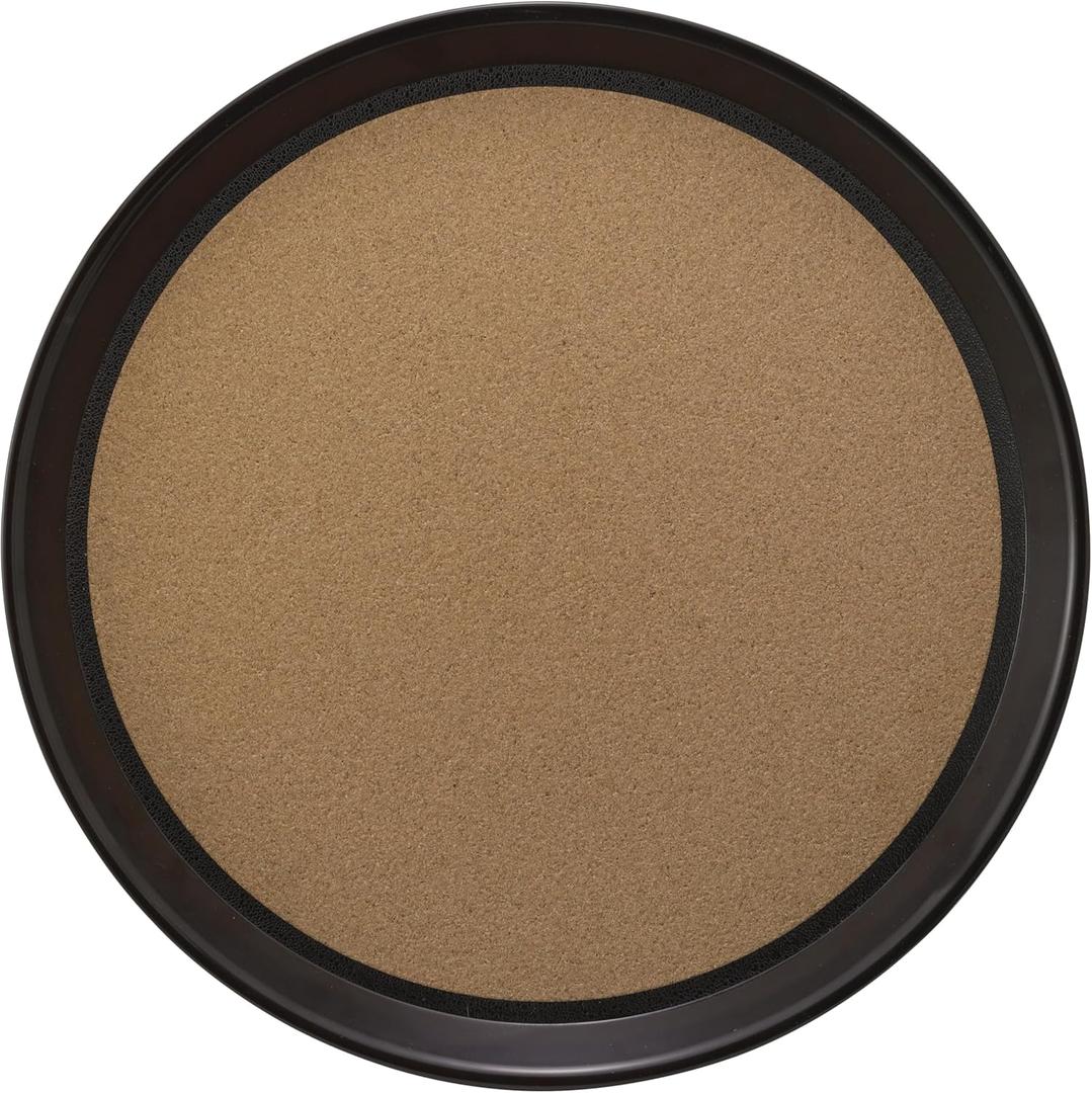 Winco Cork Tray, 16-Inch,Black/ Brown