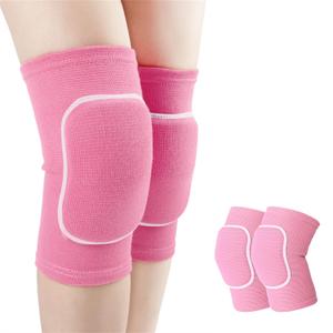 YYaaloa Knee Pads for Women, Soft Dance Knee Pads Wrestling Knee Pads Volleyball, Dancing, Football, Yoga, Basketball, and Skating Work Flexible Elastic Knee Support (Pink, Medium)