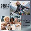 Crossbody for iPhone 16 Plus Case, Lanyard Protective Liquid Silicone Case with Adjustable Length Detachable Lanyard Rope Shockproof Hands-Free Clear Phone Cover for iPhone 16 Plus-Blue