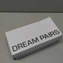 DREAM PAIRS Kitten Heels for Women, Strappy Square Open Toe Ankle Buckle Heeled Sandals Wedding Party Dress Shoes (8, Black)