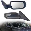 Passenger Right Side View Mirror Assembly Compatible with 2016-2022 Chevy Malibu L & LS Models Side View Mirror Without Turn Signal Light Non-Heated Manual Folding (3 Pins-Passenger Right Side)