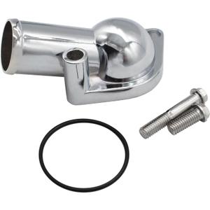 Silver 15 Water Neck Thermostat Housing Fits for SBC BBC Small Block Big Block Chevy 283 302 305 327 350 383 396 427 454 502