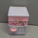 JUNEU Unicorn Piggy Bank for Kids, Gifts for 5 6 7 8 9 10 Year Old Girls, Kids Electronic Piggy Bank, Girls Birthday Gifts, Educational Toys for Girl Boys, Kid Money Saving Box, Mini ATM Coin Bank