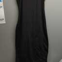 Vlazom Women Full Slips Sexy Soft Slip Dress for Under Dress Spaghetti Strap Cami Slip Chemises V Neck Negligee S-XXL (Large, B-black)