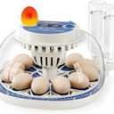 12 Egg Incubators for Hatching Eggs, Temperature and Humidity Control, Automatic Egg Turning, Egg Candler, Automatic Water Refill, for Chicken, Quail & Duck Eggs, Perfect for Home, Farm, Classroom