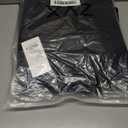 New Sweater V-Neck Solid Color Cardigan Sweater Men's Lazy Style Jacket Clip (Black, L)