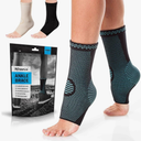 POWERLIX Legs Orthopedic Brace Compression Support Sleeve (Pair) for Swelling, Sprain, Plantar Fasciitis, Arthritis, Tendinitis, S
