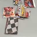 Cartoon Themed Birthday Party Decorations Set - Includes Banner, Backdrop, Tablecloth, 52 Latex Balloons, 3 Foil Balloons, 10 Chocolate Stickers, Cup Labels and Round Stickers