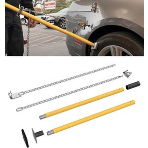 Adjustable Puling Stick Tool Universal for Auto Body Repair Bumpers,Panels,Hoods and Decks,55.4" Length,Powder Coated