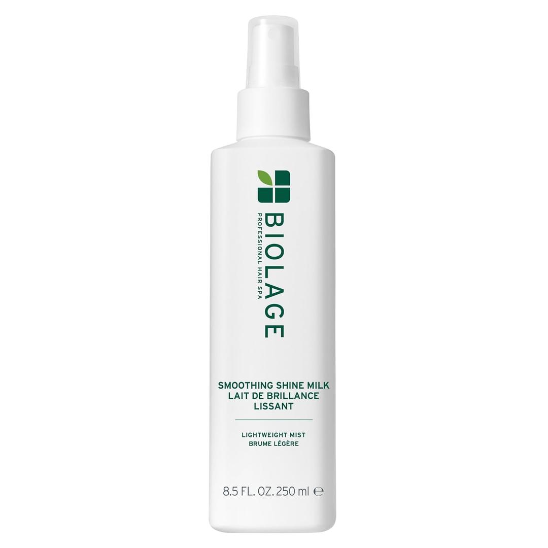 Biolage Smooth Shine Milk - Smoothing Leave-In Spray, Adds Shine, Reduces Frizz, Lightweight Hold, Styling Primer, Vegan & Paraben-Free (8.5 Fl Oz (Pack of 1))