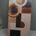 Tarfupth Brown Abstract Wall Art for Living Room Large Black Boho Geometric Modern Minimalist Canvas Prints Artwork for Bedroom Office Kitchen Ready to Hang 20x40 Inch