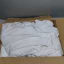Restaurantware Table Tek 120 Inch Table Covers 10 Round Wedding Tablecloths - Washable Wrinkle-Free White Polyester Banquet Tablecloths Hemmed for Parties Holidays or Buffets