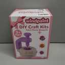 windpaint Fabric Flower Bouquets Toys, Christmas Gifts DIY Craft Kits Toys for Kids, Arts & Crafts for Girls 3 4 5 6 7 8 9 10 Years Old Toddler, Educational Learning Preschool Birthday Gifts(Purple)