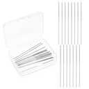 15pcs Snag Nab It Tool,Snag Repair Tool Sharps,Snag Repair Needle Sharps Leather Craft Sewing Needles Broken Thread Repair Tools Suitable for Knitting Clothing Curtains (0.03 x 2.36 Inch)