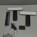 2 Pack Picture Lights for Wall, Rechargeable LED Picture Light Battery Operated with Remote, Dimmable Poster Light for Paintings, Portraits, Art Frames, Display Lighting for Wall Decor,White