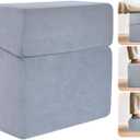 Adjustable Foot Rest for Under Desk - 3-in-1 Ergonomic Foot Stool with Zipper Connection, 6.3"/11.8"/16" Height Adjustable for Office, Home & Gaming (Gray)