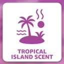 Amazon Basics Extra Strong & Flex Tall Kitchen Drawstring Trash Bags, Tropical Island Scent, 13 Gallon, 40 Count