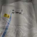 Faux Leather Placemats Set of 6, Vinyl Placemats Heat Resistant Place Mats, Waterproof Oil-Proof Wipeable Dining Table Mats and Coasters for Kitchen, Indoor, Outdoor (White)