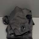 Hiasan Blackout Door Curtains for Doorways Privacy,34 x 80 Inches,Grommet Closet Curtains for Bedroom Door,Thermal Insulated Door Cover Room Divider Curtain,1 Panel Sewn with Two Tiebacks,Dark Grey