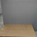 SHW 51 x 51 Inches Vista L-Shaped Desk with Monitor Stand and Drawer, Black