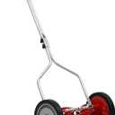 Great States 304-14 14-Inch 5-Blade Push Reel Lawn Mower, Red