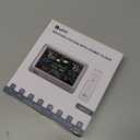 Weather Station Indoor Outdoor Thermometer Wireless, Home Atomic Clock with Large Constant Display, Inside Outside Temperature Humidity Monitor, Dew Heat Point, Barometer Grey