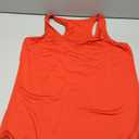 Selene Stretch Womens Sleeveless Tank Tops Cotton Classic Fit Scoop Neck Tunic Summer Dressly Camisole, XX-Large, Orange 