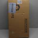 TaoHFE White Narrow Side Table Wooden Vintage End Tables Living Room French Style 24 Inch Sofa Side Table with Open Shelf 2-Tier Retro Bedside Table for Bedroom Living Room Small Space, White